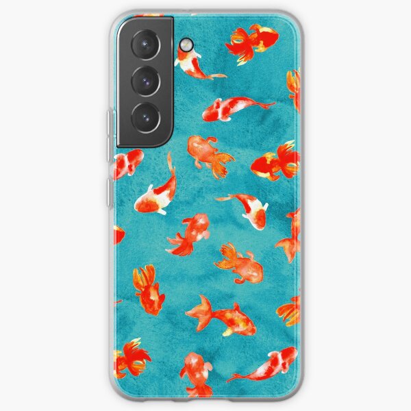 Watercolor Goldfish Pond  Samsung Galaxy Soft Case