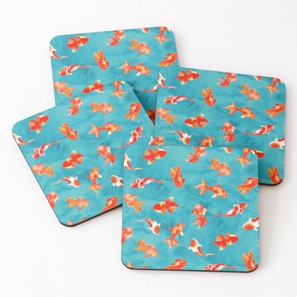 Item preview, Watercolor Goldfish Pond  designed and sold by TigaTiga.