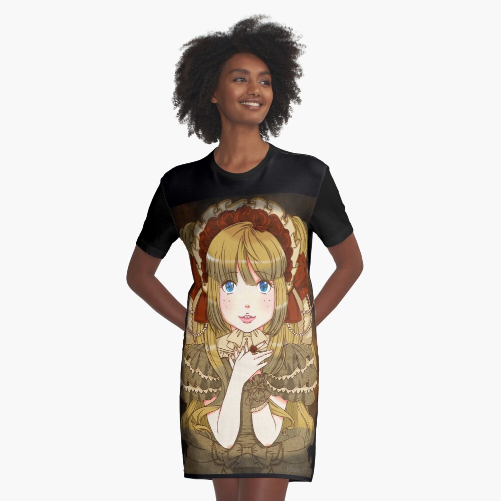 Item preview, Graphic T-Shirt Dress designed and sold by Hawa777ARTS.