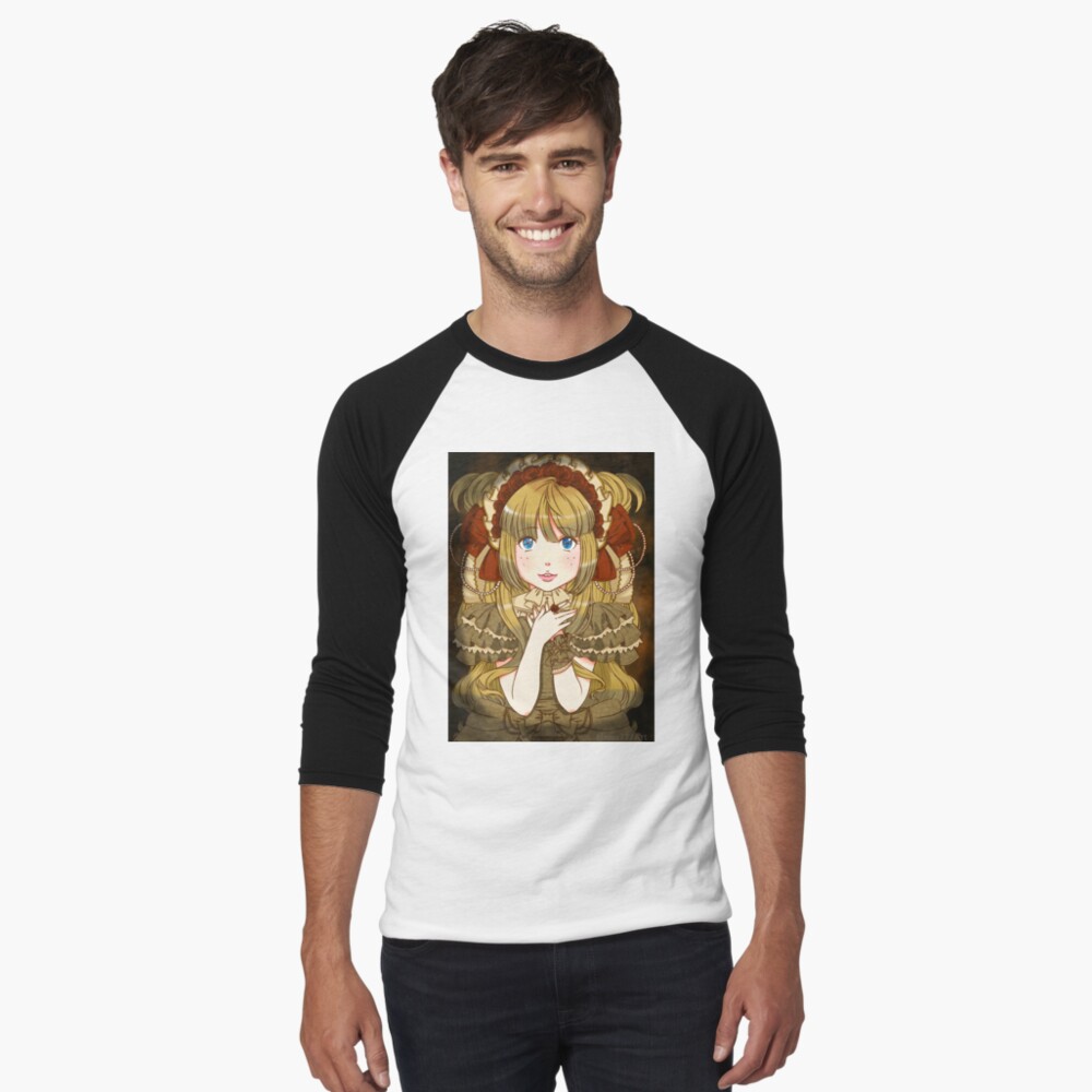 Item preview, Baseball ¾ Sleeve T-Shirt designed and sold by Hawa777ARTS.
