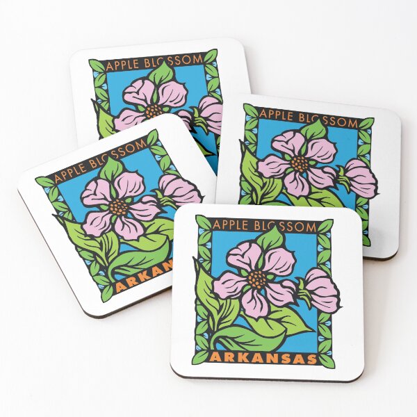 Item preview, Arkansas State flower Apple Blosom designed and sold by CosteO.