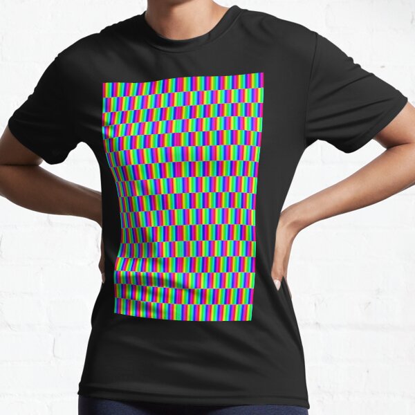 Psychedelic Hypnotic Visual Illusion Active T-Shirt