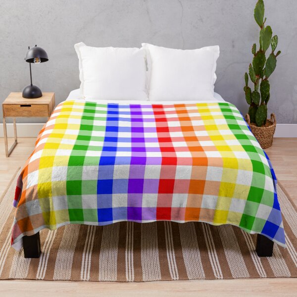 Item preview, Rainbow Gingham designed and sold by christinaashman.