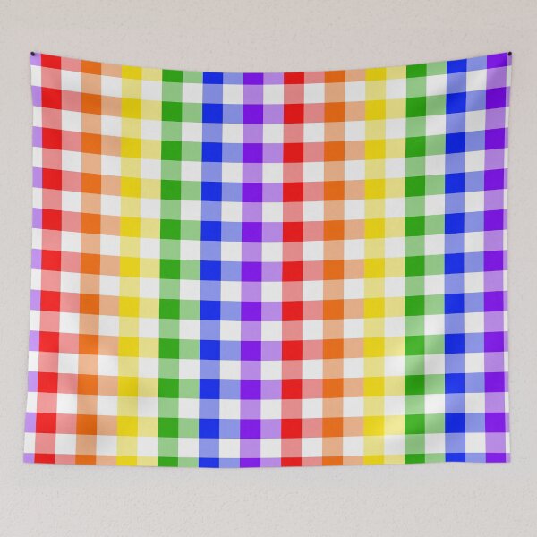 Item preview, Rainbow Gingham designed and sold by christinaashman.