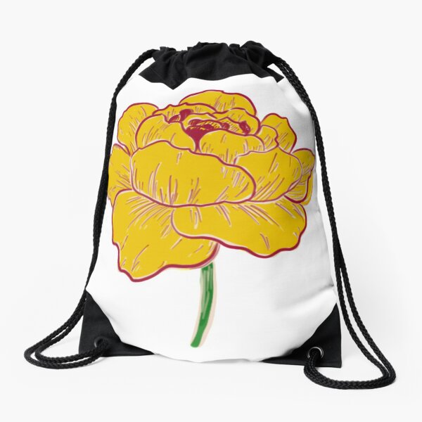 Aperçu de l'œuvre Fleur jaune (Pivoine jaune) créée et vendue par ManonGuennoc.