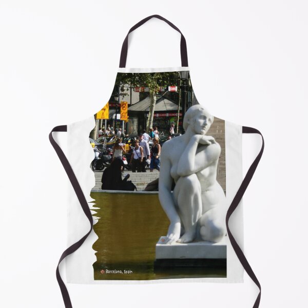 Item preview, The Goddess - Woman Sculpture in Catalonia Square (Barcelona, Spain - Photo by Alice CCI) designed and sold by VanyssaGraphics.