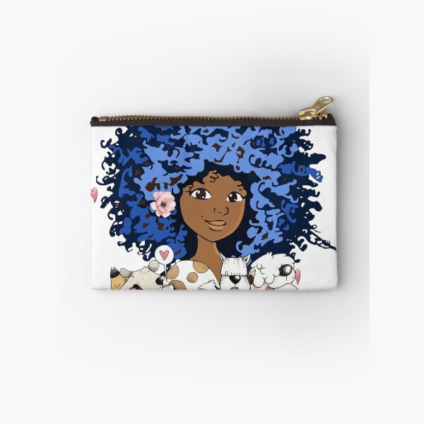 Item preview, CURLY HAIRS -JUST A GIRL WHO LOVES DOGS  designed and sold by Tee Inspiration.