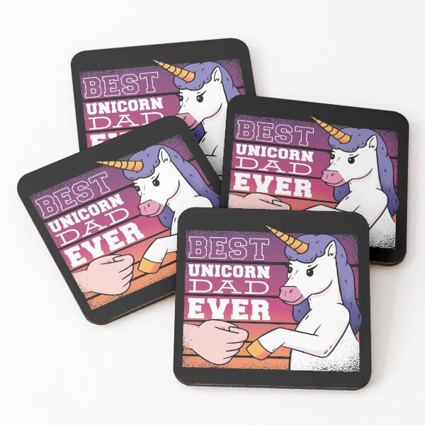 Item preview, Best Unicorn Dad Ever designed and sold by DavinciStore21.