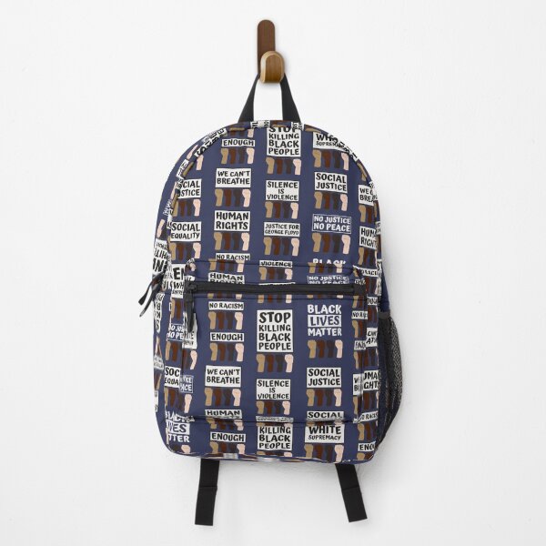 Item preview, Protest Pattern On Navy Blue Backdrop designed and sold by okpinsArtDesign.