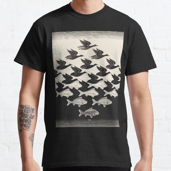 Ciel et eau I - Maurits Cornelis Escher T-shirt classique