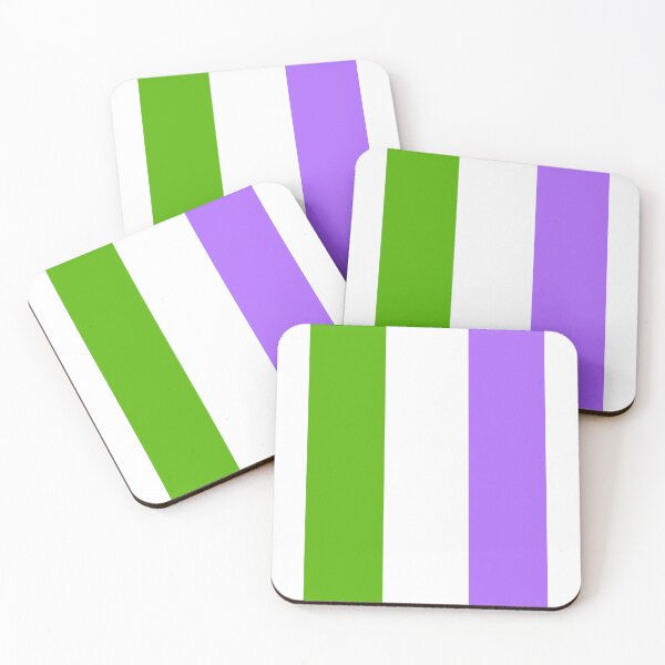 Item preview, Genderqueer pride flag designed and sold by ComedyQuotes.