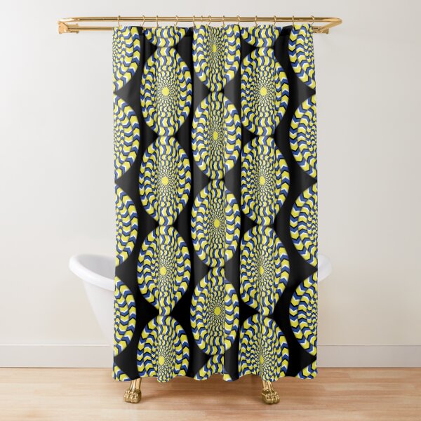 Optical illusion Shower Curtain