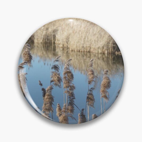 Item preview, Madine lake natural reeds landscape	 designed and sold by EstelleRossetti.