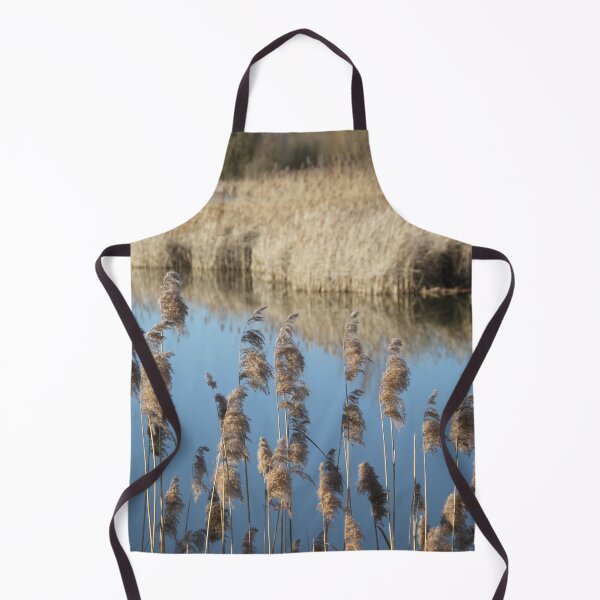 Item preview, Madine lake natural reeds landscape	 designed and sold by EstelleRossetti.