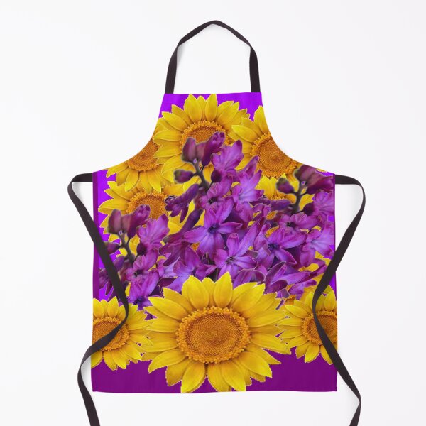 Item preview, AMETHYST PURPLE SUNFLOWERS FLORAL ART designed and sold by sharlesart.