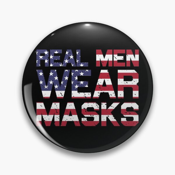 Item preview, Real Men Wear Masks USA designed and sold by d247.