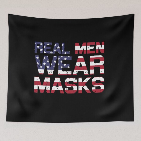 Item preview, Real Men Wear Masks USA designed and sold by d247.