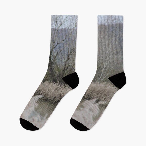 Item preview, Madine lake natural reeds landscape	 designed and sold by EstelleRossetti.