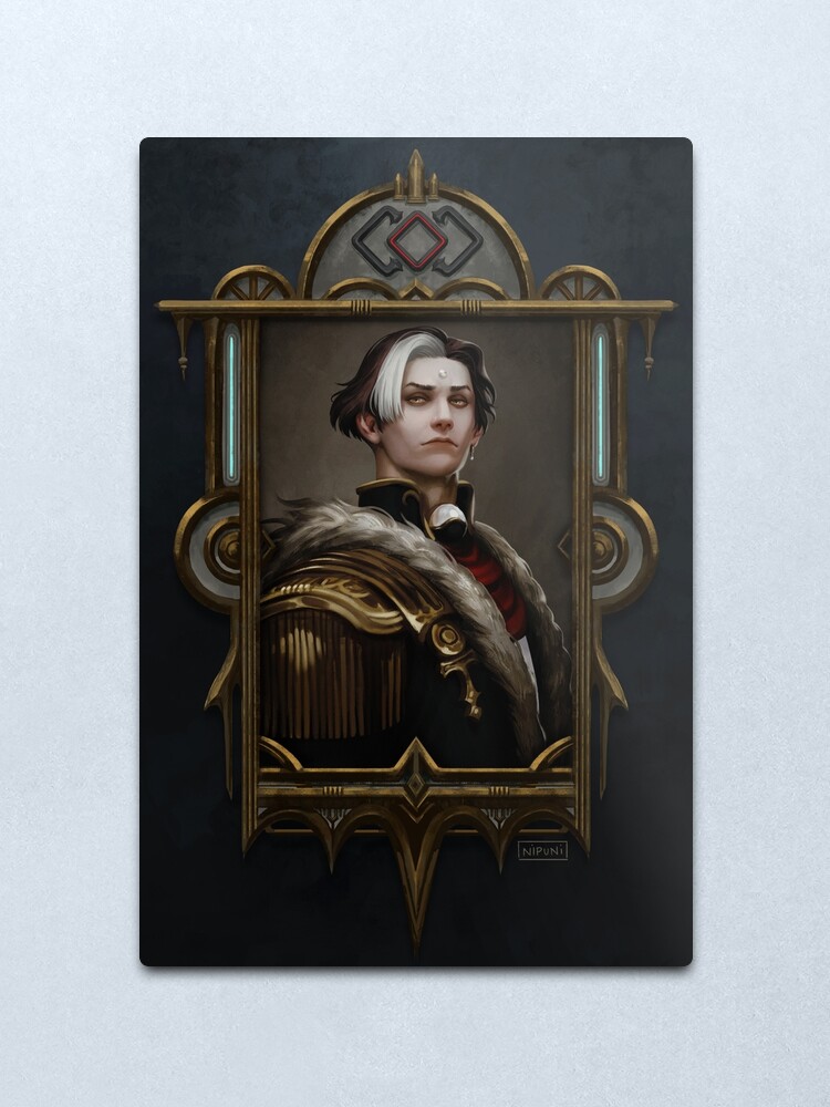 Alternate view of Solus zos Galvus framed portrait Metal Print