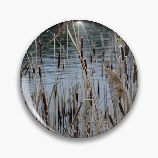Item preview, Madine lake natural reeds landscape	 designed and sold by EstelleRossetti.