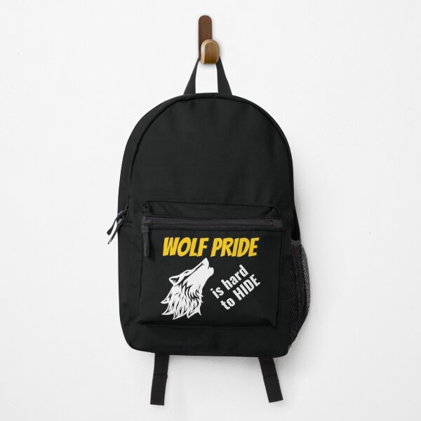 Item preview, Wolf Pride is Hard to Hide - Black and Yellow designed and sold by TMIstories.