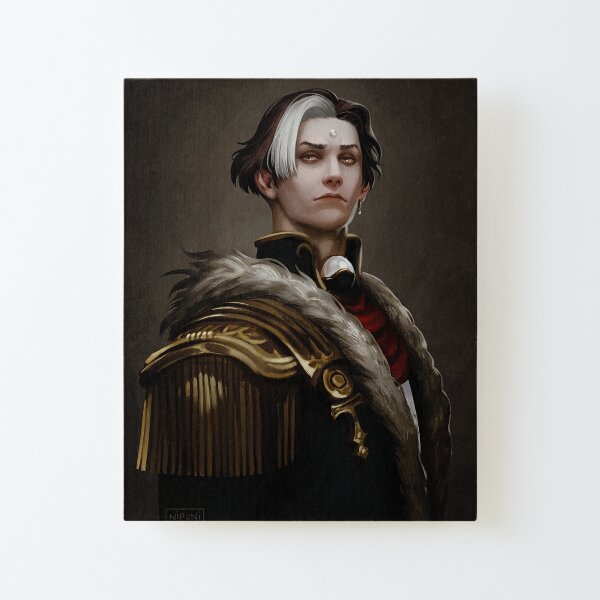 Retrato de Solus zos Galvus Lámina montada de lienzo