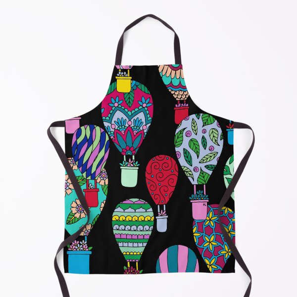 Item preview, Hot Air Balloons || Black Palette || Travel || Fly designed and sold by Hilary Leslie.