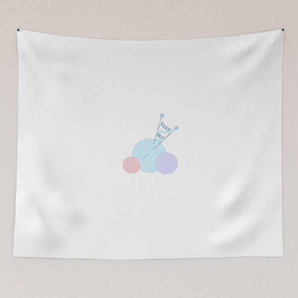 Item preview, Pastel “Darn Knit” Knitting Pun! designed and sold by Sophie0854.