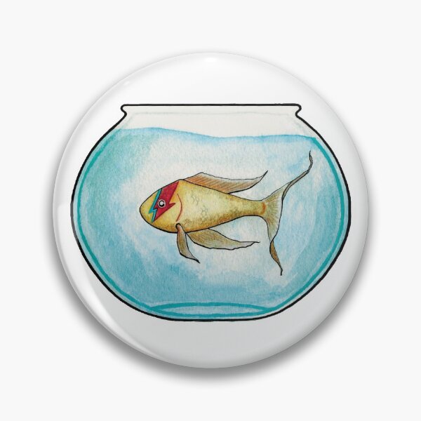 Item preview, Ziggy Goldfish Fancy Dress Watercolour Illustration designed and sold by egriffinstudio.