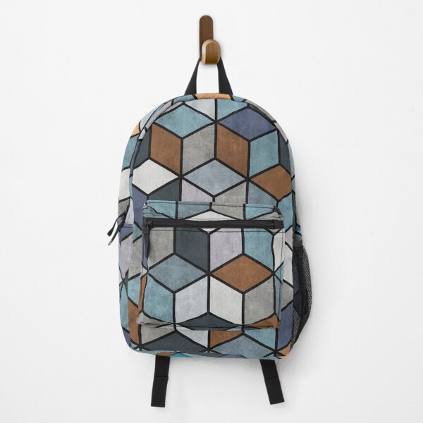 Item preview, Colorful Concrete Cubes - Blue, Grey, Brown designed and sold by Zoltan Ratko.