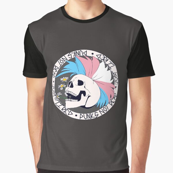 Transgender Punks Not Dead LGBTQ+ Graphic T-Shirt