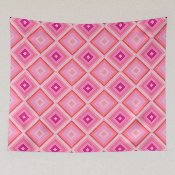 Item preview, Frisky Pink Diamonds Pattern designed and sold by williamcuccio.