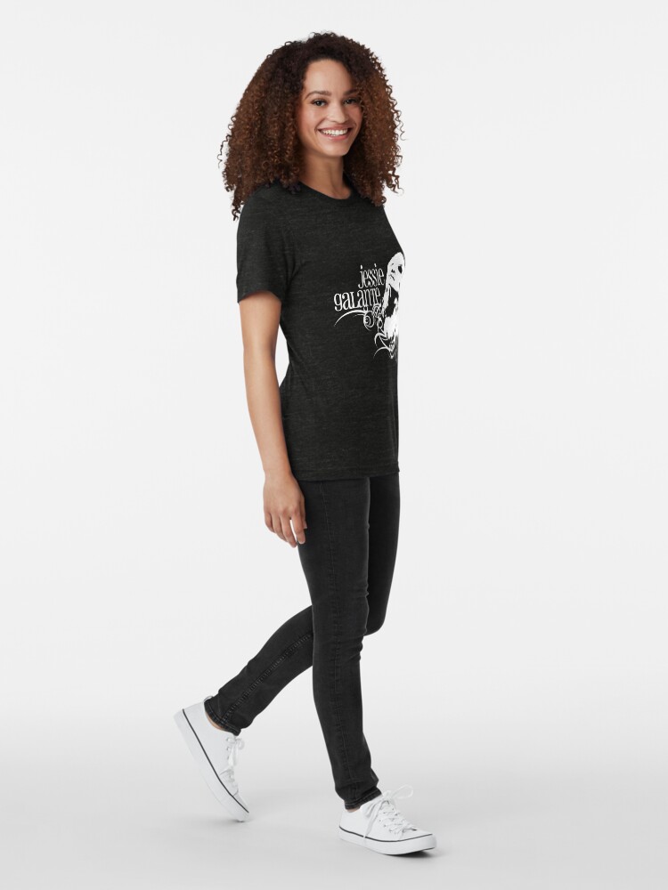 Alternate view of Jessie Galante Merchandise with Face Design Tri-blend T-Shirt
