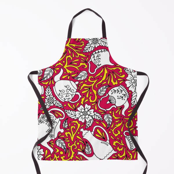 Item preview, Tea Time Red || Tea Pot || Tea Cup || Tea Party designed and sold by Hilary Leslie.