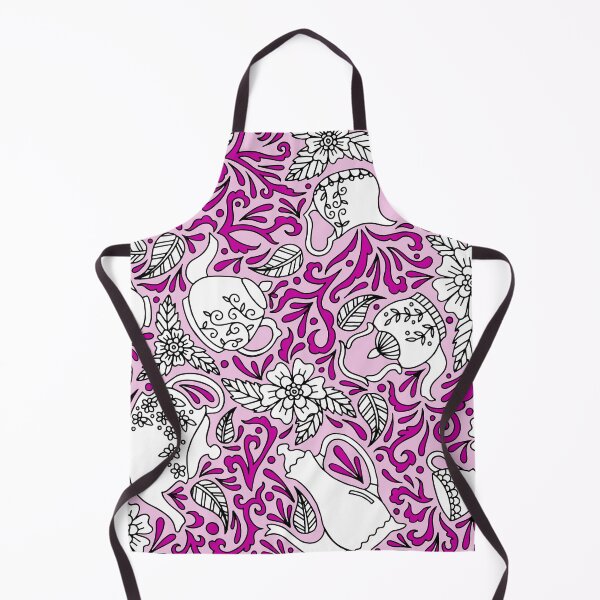 Item preview, Tea Time Pink || Tea Pot || Tea Cup || Tea Party designed and sold by Hilary Leslie.