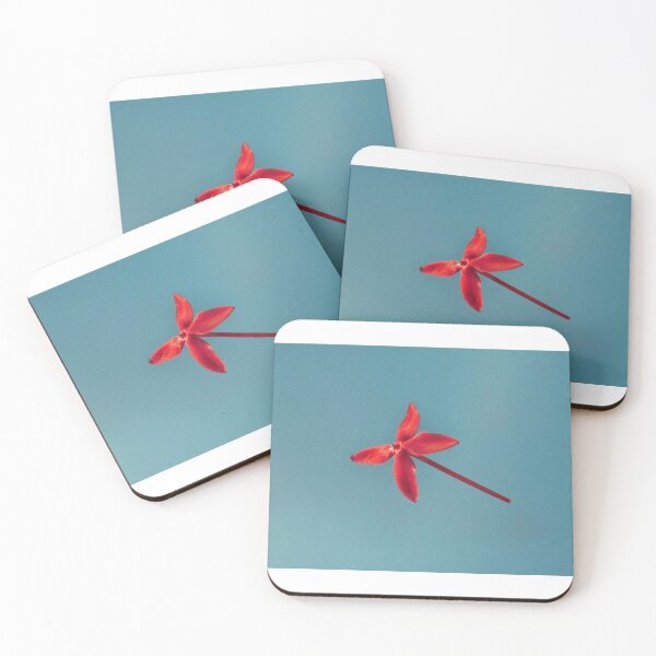 Item preview, Minimal Red flower and sky designed and sold by Abhitha Mohan.