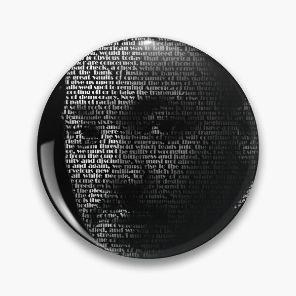 Item preview, Martin Luther King Jr word portrait using his famous speech designed and sold by goldenanchor.