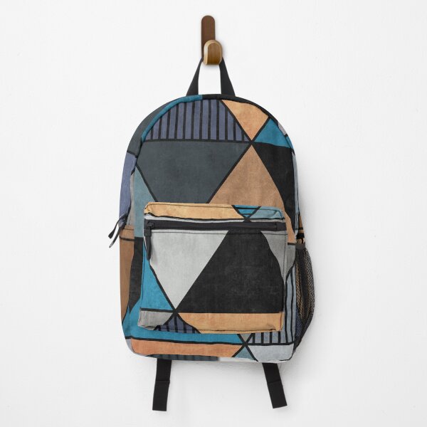 Item preview, Colorful Concrete Triangles 2 - Blue, Grey, Brown designed and sold by Zoltan Ratko.