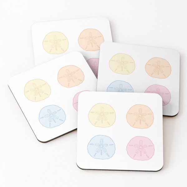 Item preview, Colorful Sand Dollar Illustration Set designed and sold by murialbezanson.