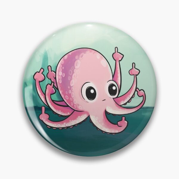 Item preview, Octo-Over-It designed and sold by KickingCones.