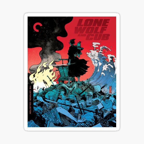 LONE WOLF AND CUB Sticker
