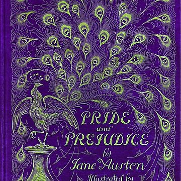 Artwork thumbnail, Pride and Prejudice, 1894 Peacock Cover in Purple by MeganSteer