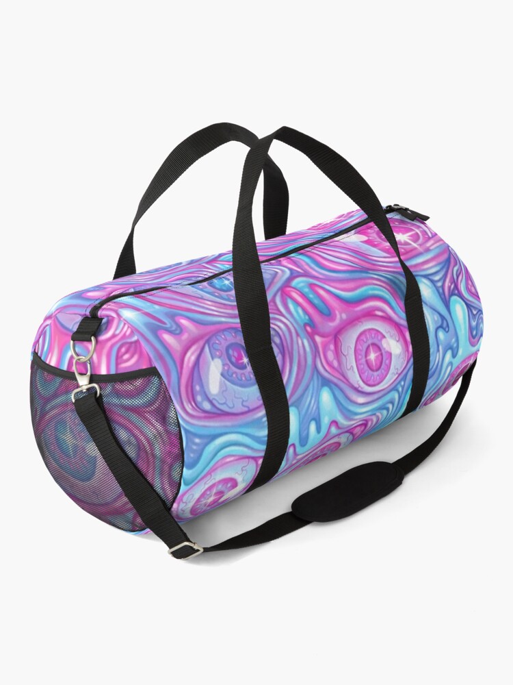 Alternate view of Eyeball Pattern - Version 2 Duffle Bag