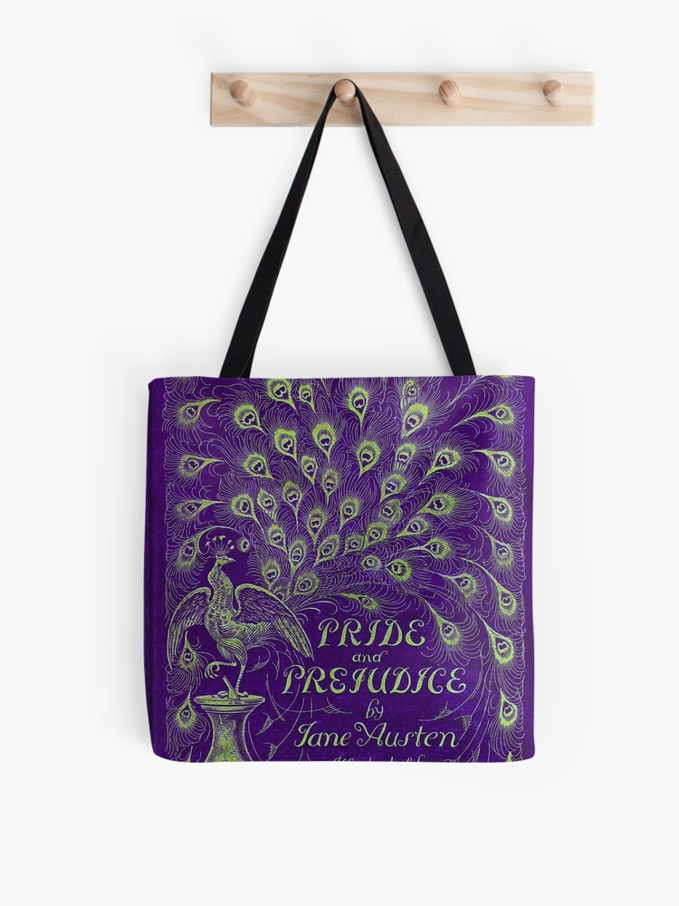 Pride and Prejudice Purple Tote Bag