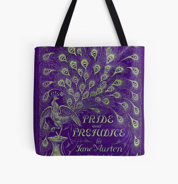 Pride and Prejudice Purple Tote Bag