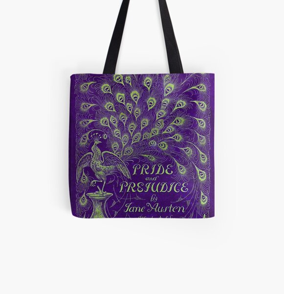 Pride and Prejudice Purple Tote Bag