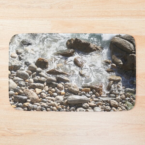 Item preview, Low tide sea pebbles and wave designed and sold by Anna Lemos.