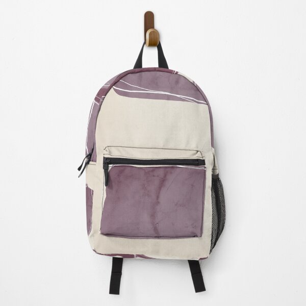 Item preview, Retro Abstract Design in Mulberry and Mauve designed and sold by simplydesignart.