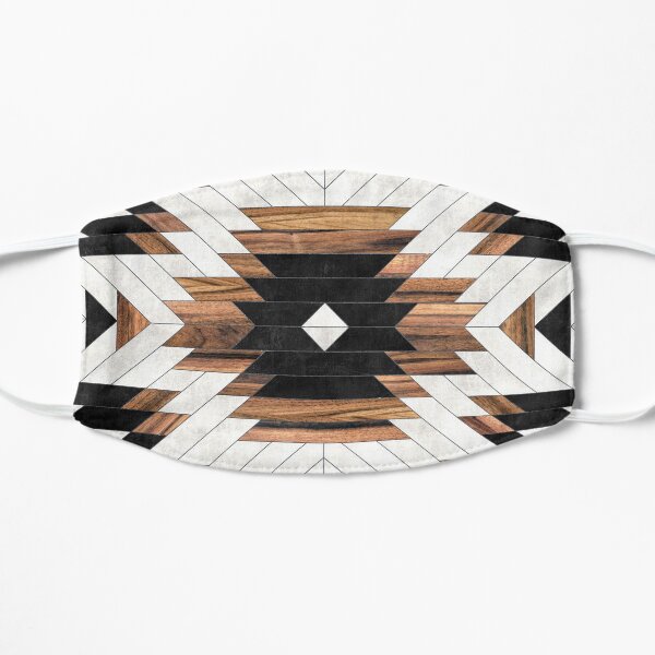 Urban Tribal Pattern No.5 - Aztec - Concrete and Wood Mask