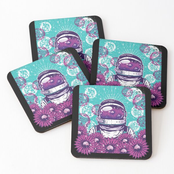 Item preview, Cool Astronaut With Flowers designed and sold by DavinciStore21.